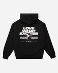 Love What Excites | Black Hoodie