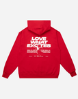 Love What Excites | Red Hoodie